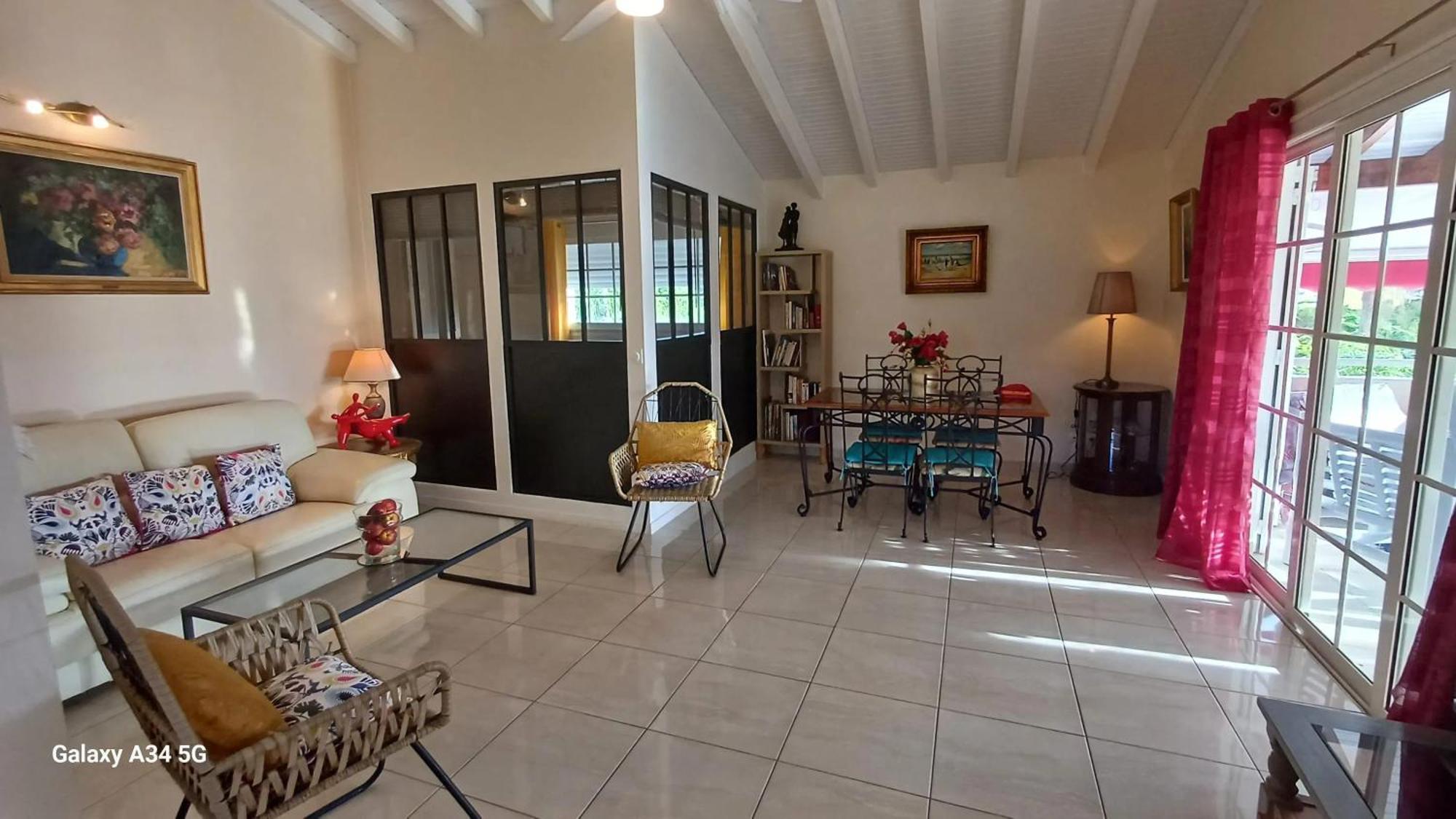 Villa Elegante A Saint Francois Avec Piscine Privee Toute L'Annee Bagian luar foto